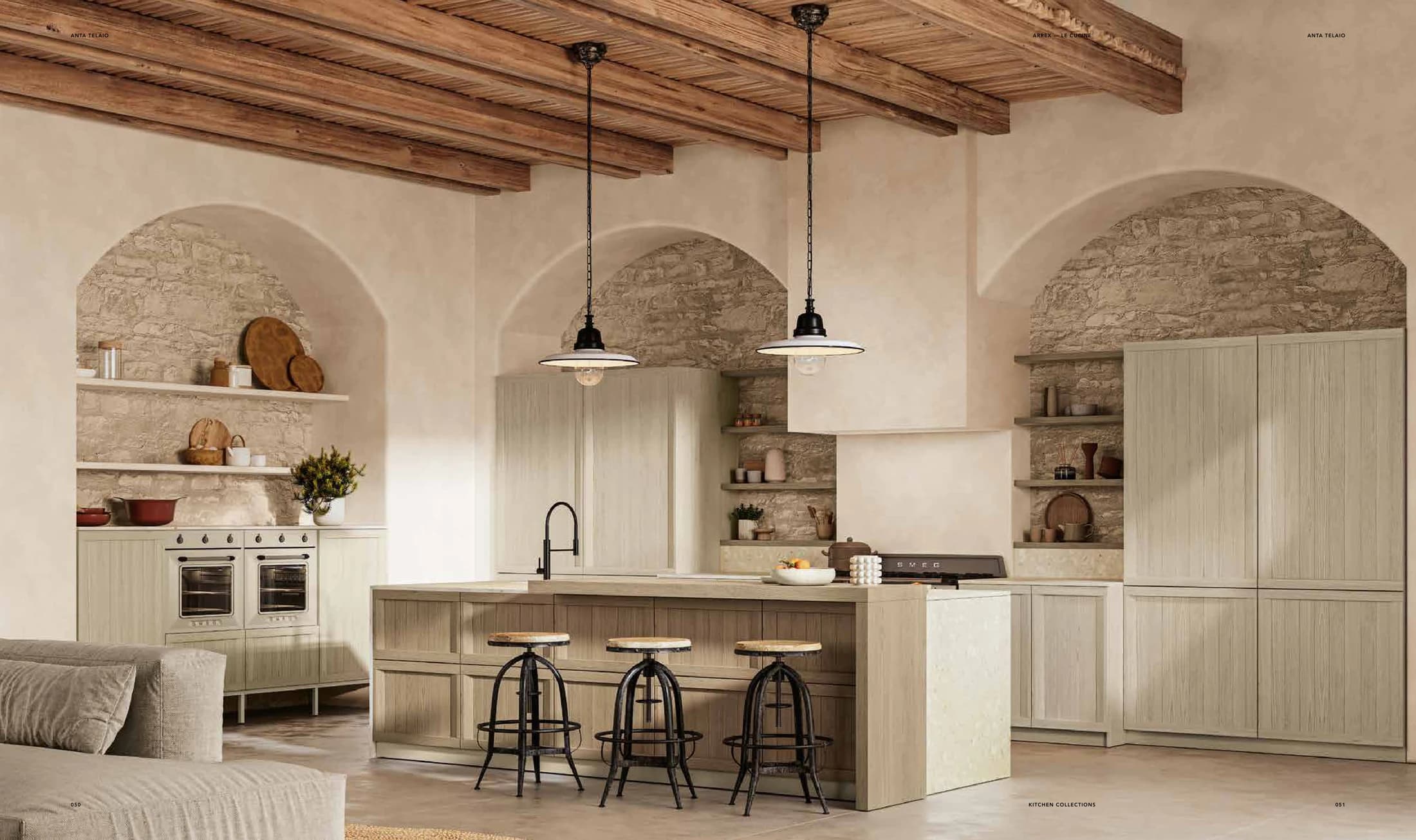 Cuisine premium mise en scène pour la logique catalogue