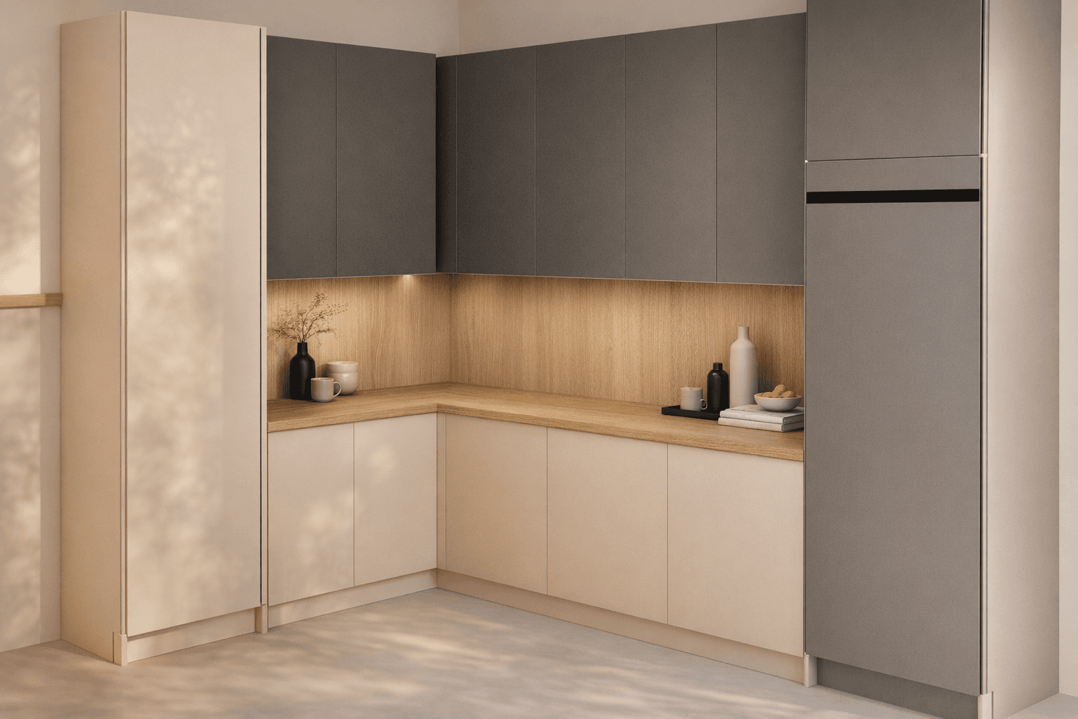 Rendu final du studio après configuration